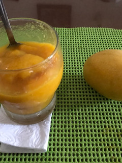 Una foto de Helado de mango