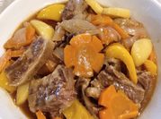 A picture of dinner beef stew
