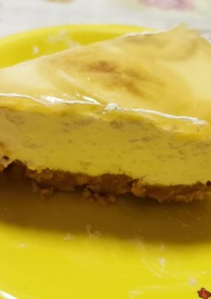Citromos banános keksz torta recept fotója