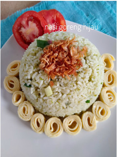 Foto resep Nasi Goreng Hijau