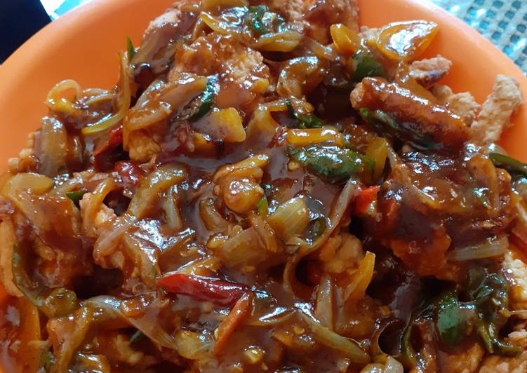 Cara Gampang Membuat Udang goreng saus padang, Bikin Ngiler