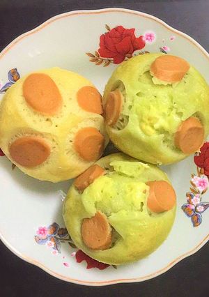 Hình của món Bánh bông lan hấp.