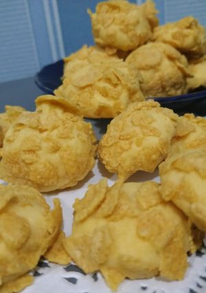 Foto resep Cornflake cookies crunchy buttery