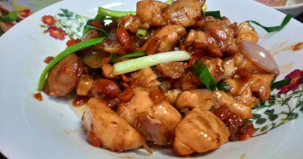 Stir fry chicken and fermented red bean paste Recipe by N - Cookpad