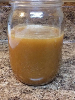 A picture of Homemade Salted Caramel Sauce.