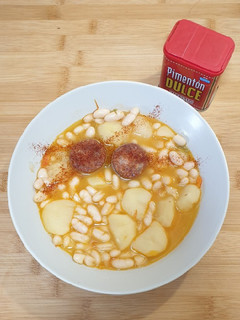 Una foto de Potaje de alubias con chorizo