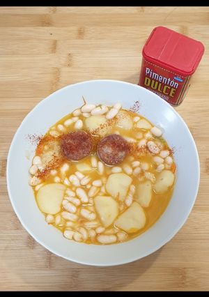 Una foto de Potaje de alubias con chorizo