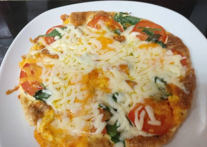 My Half Pizza, Half Omelette 💜
