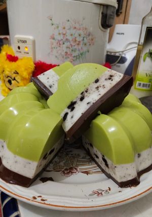 Foto resep Puding Alpukat Oreo Coklat
