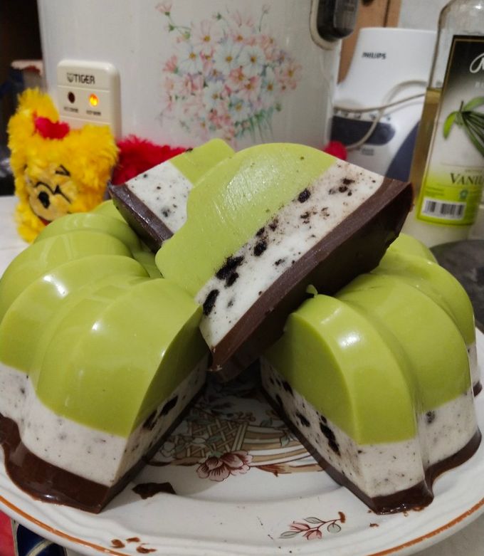 Foto resep Puding Alpukat Oreo Coklat