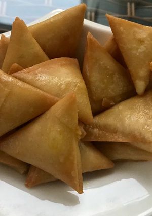 صورة لوصفة سمبوسة الجبن بالشيرة