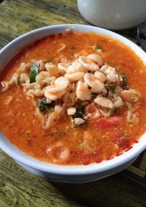 Foto resep Mie seblak pedas