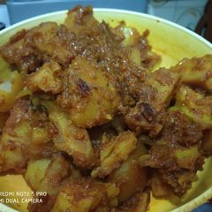 Cauliflower Danthal and Aloo A picture of Cauliflower Danthal and Aloo.