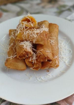 Foto resep Pumpkin Cheese Roll