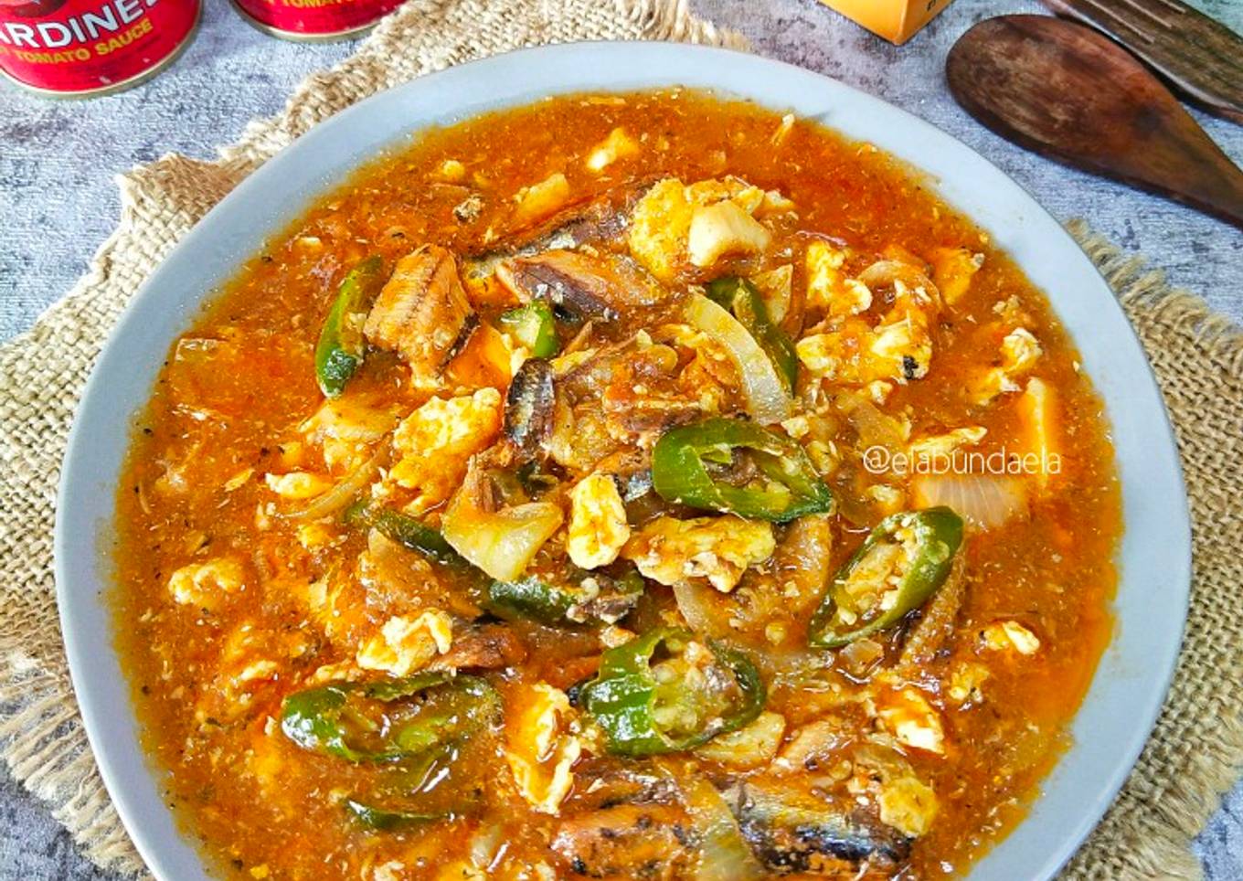 Tumis Sarden Telur