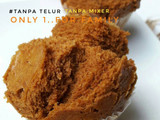 Bolu Kukus Gula Merah, Tanpa Telur Tanpa Mixer