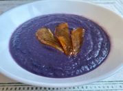 Una foto de col morada