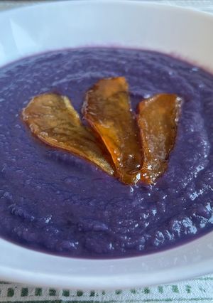 Foto principal de Crema de col lombarda i pera