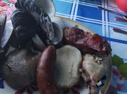 Una foto de como cocer patas de pollo