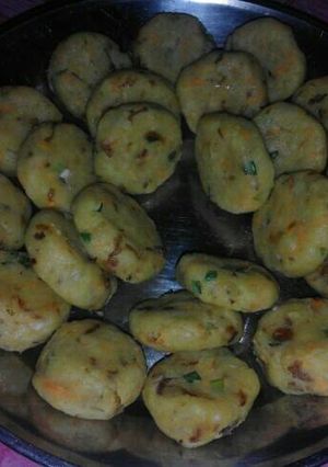 Foto resep Perkedel kentang wortel daun bawang