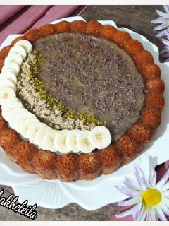 عکسی از دستور کیک موز و گردو