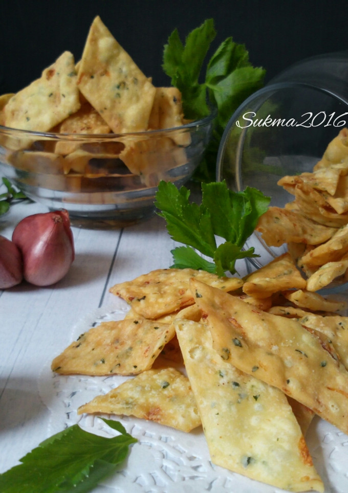Foto resep Kue Bawang Gurih Renyah