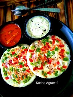 इन्सटेन्ट उत्तपम (instant uttapam recipe in Hindi) रेसिपी मुख्य फोटो
