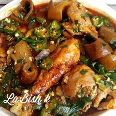 A picture of Fried okro soup.