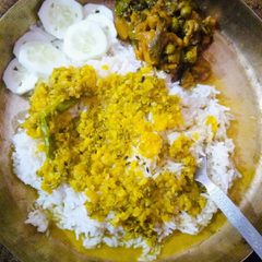 A picture of Bengali Recipe Tok Daal & Bhaat.