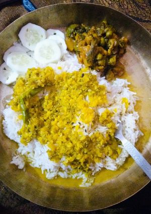 A picture of Bengali Recipe Tok Daal & Bhaat.