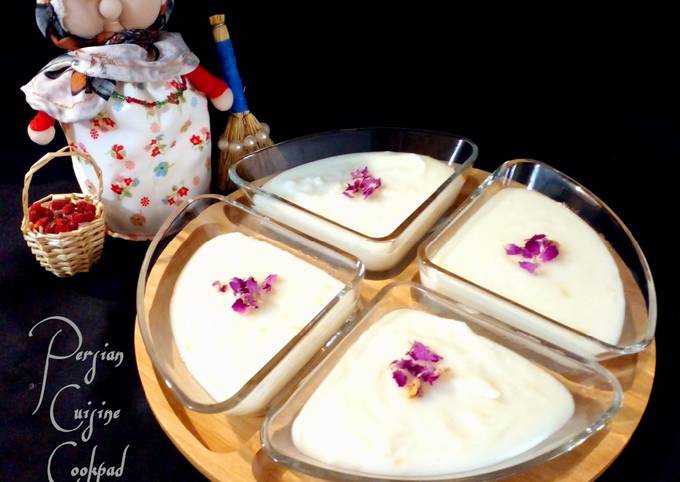 Step-by-Step Guide to Prepare Speedy Ferni berenji 💯 Persian rice flour dessert