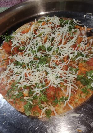 A picture of Masala khakra.