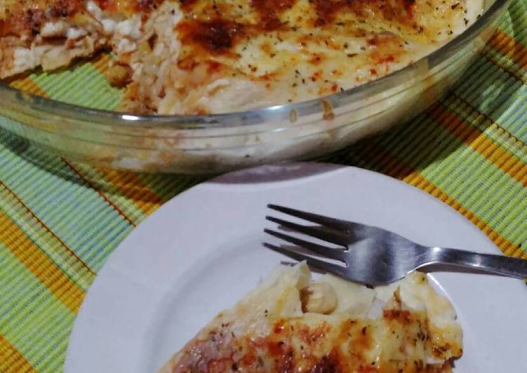 Steps to  Prepare Baked Macaroni in white sauce Delicious