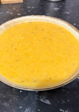 O poză a rețetei Supa crema de dovleac.