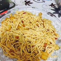 A picture of Mix veg noodles with a twist.