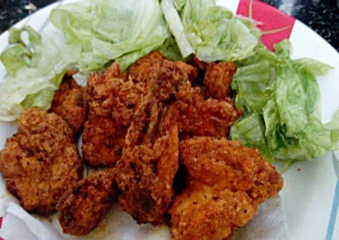 EASY CRISPY Fried chicken .. Recipe by febinanoushad - Cookpad