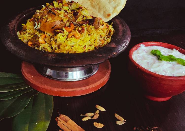 Recipe of Quick Traditional Kerala Chicken Dum Biriyani