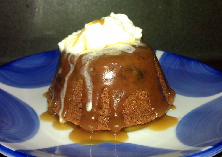 Sticky date pudding with butterscotch sauce