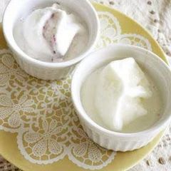 Easy Ice Cream Made with Marshmallows A picture of Easy Ice Cream Made with Marshmallows.