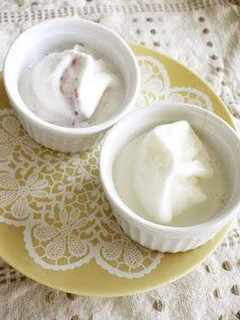 A picture of Easy Ice Cream Made with Marshmallows.