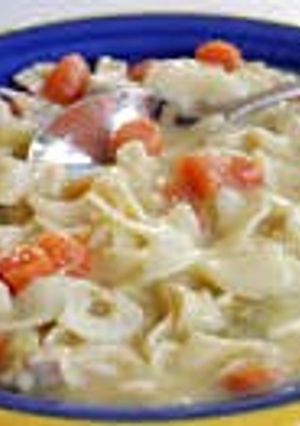 A picture of Jaime's Chicken Soup.