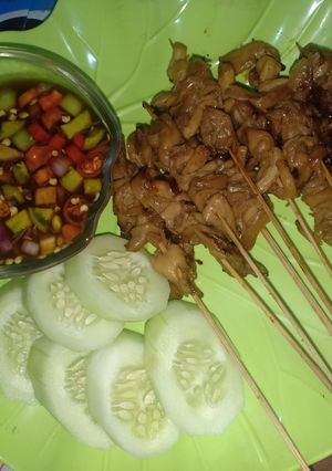 Foto resep Sate jamur