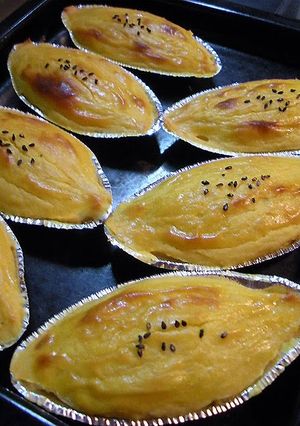 A picture of Creamy Sweetened Sweet Potatoes.