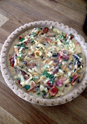 A picture of Breakfast Quiche.