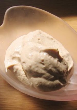 A picture of Na-Tofu Dip (Natto + Tofu).