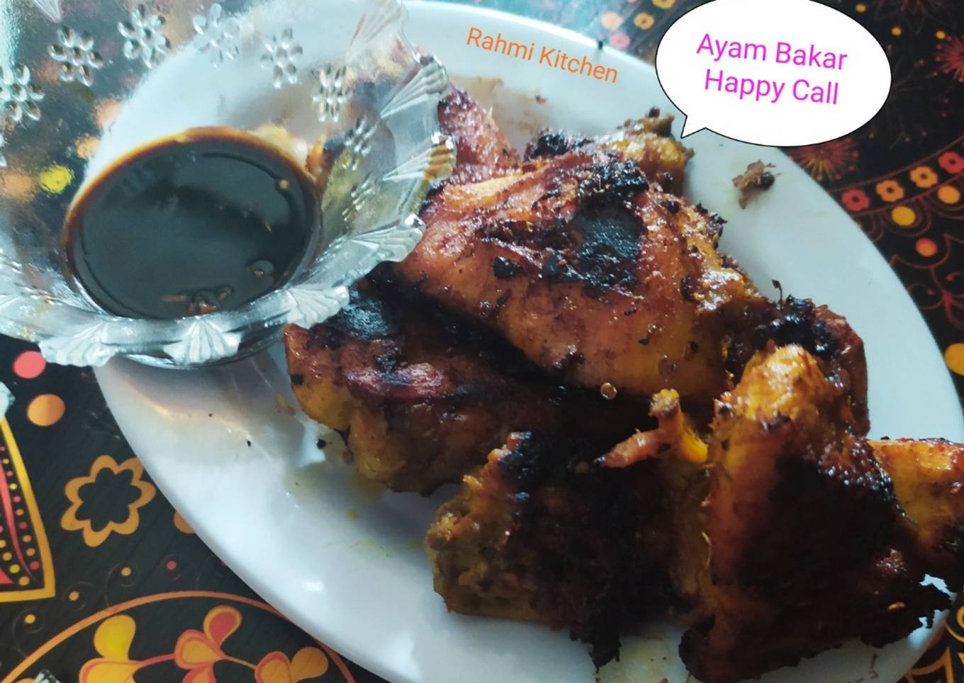 Ayam bakar dengan tantangan yang bagus