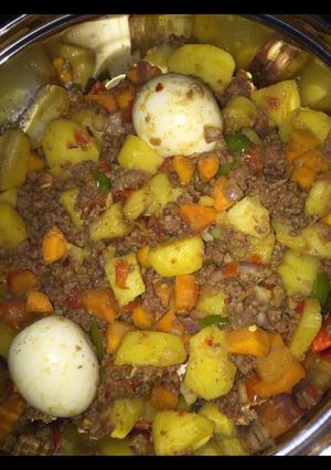 A picture of Potato casserole.