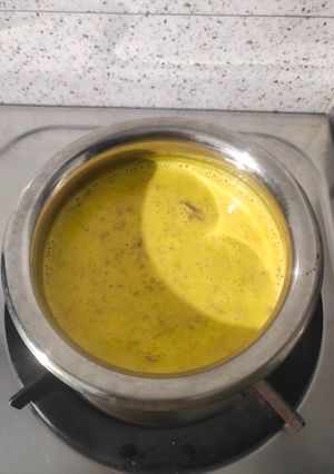 A picture of Immunity booster turmeric milk.