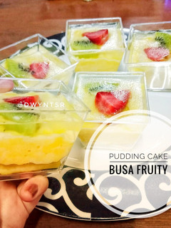 Foto resep Pudding Cake Busa Fruity