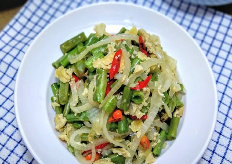 Orek Buncis dan Telur